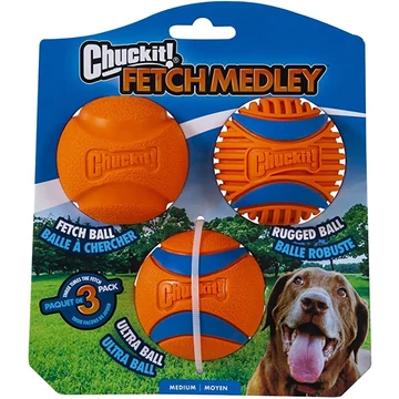 CHUCKIT Fetch Medley Pakk 3 (M)