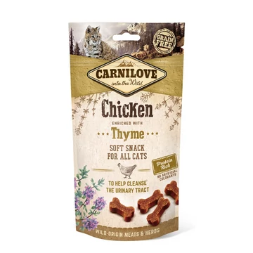 Carnilove Cat Semi Moist Snack Chicken Enriched &amp; Thyme-  Csirke Hússal és Kakukkfűvel 50g