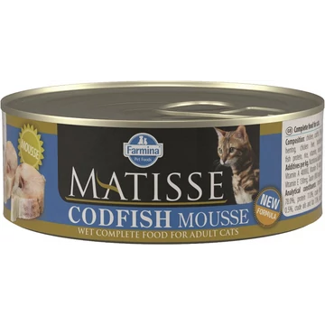 Matisse Cat konzerv Mousse Tőkehal 85g