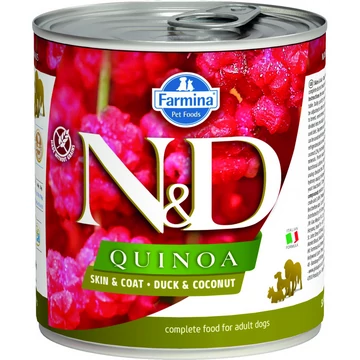 N&amp;D Dog Quinoa konzerv kacsa&amp;kókusz 285g