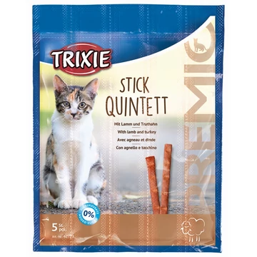 Trixie Jutalomfalat macskáknak Premio Quadro-Stick Bárány/Pulyka 5x5gr