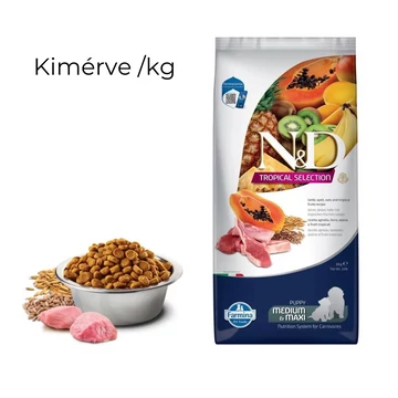 N&amp;D Tropical Selection Dog Lamb Puppy medium/maxi szárazeledel - kimérve 1 kg