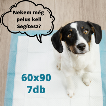 Adomány a PCAS Állatmentés részére - kutyapelenka csomag 60x90cm (donation to PCAS animal rescue - Training pad Set) 7 db