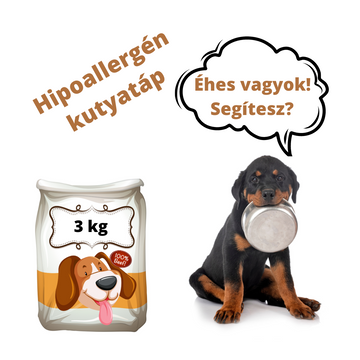 Adomány a PCAS Állatmentés részére - Hipoallergén táp (donation to PCAS animal rescue - hypoallergenic dog food) 3 kg