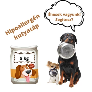 Adomány a PCAS Állatmentés részére - Hipoallergén táp (donation to PCAS animal rescue - hypoallergenic dog food) 5 kg