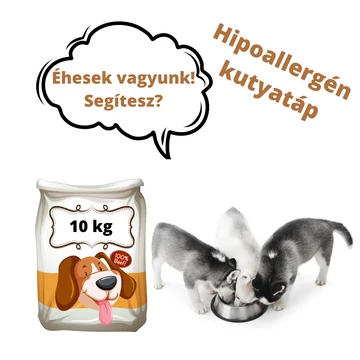 Adomány a Felemás Mancsok – Kölyökmentés részére - Hipoallergén táp (donation to Puppy rescue - hypoallergenic dog food) 10 kg