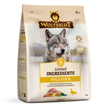 Wolfsblut Limited INGREDIENTS Wild Duck - Kacsa és édesburgonya 1kg