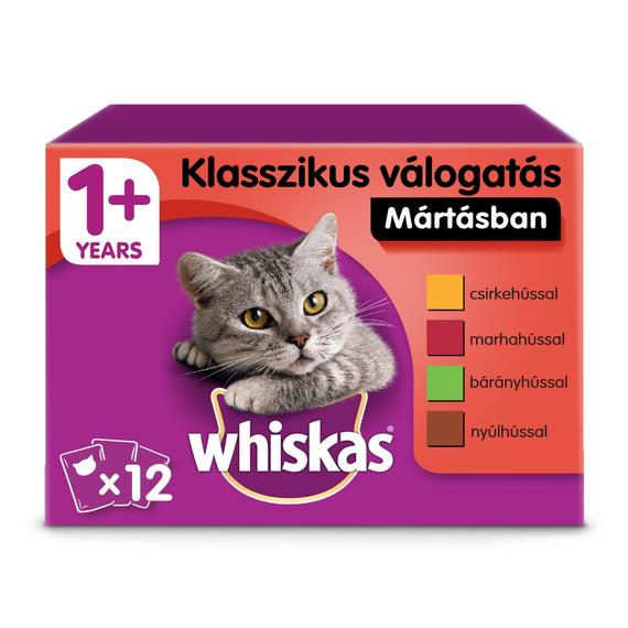 WHISKAS alutasak 12-pack húsos 12*100g