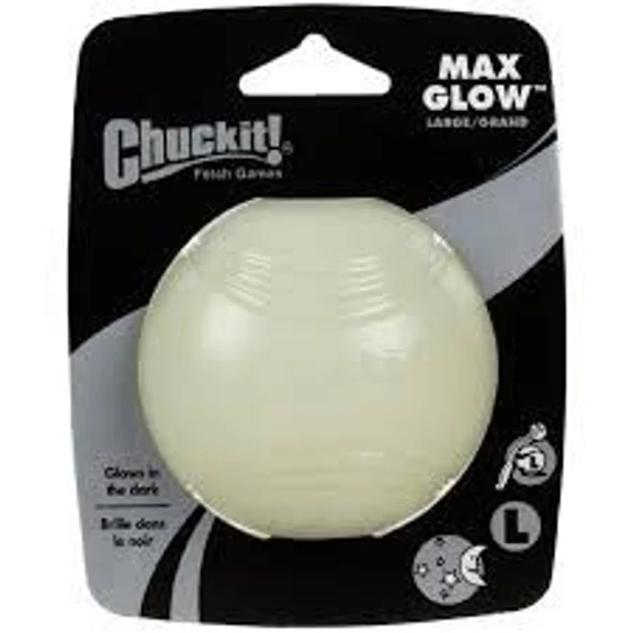 CHUCKIT Max Glow Fluoreszkáló Labda (L)