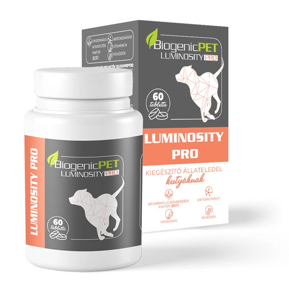 Biogenicpet Luminosity Pro tabletta kutyáknak 60 db