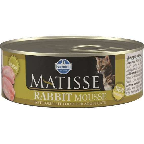 Matisse Cat konzerv Mousse Nyúl 85g