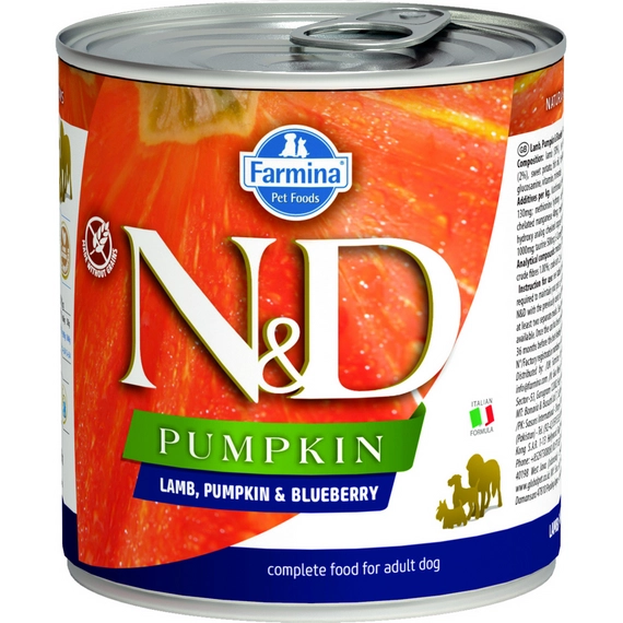 N&D Dog konzerv bárány&áfonya sütőtökkel 285gr