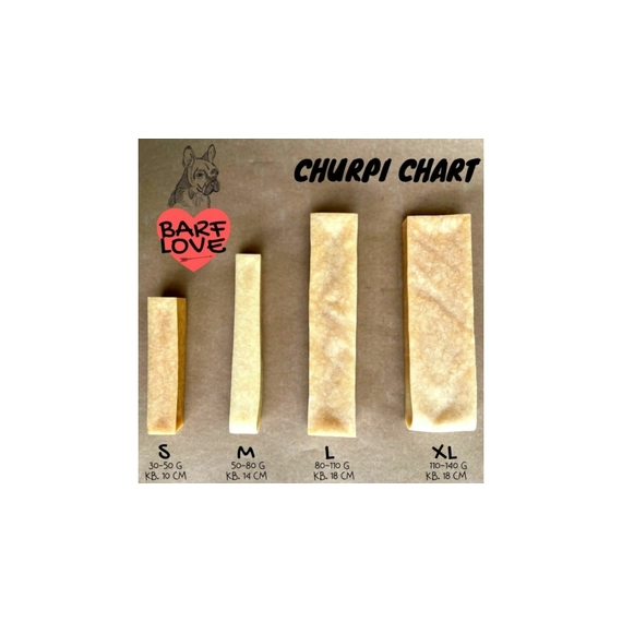 Churpi himalájai sajt rágócsont kutyáknak - M, BARF LOVE