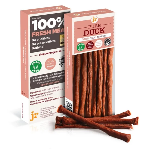 100% kacsahús stick 50 g, JR Pet Products