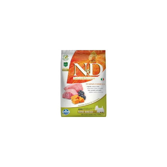 N&D Dog Grain Free vaddisznó & alma sütőtökkel adult mini szárazeledel - kimérve 1 kg