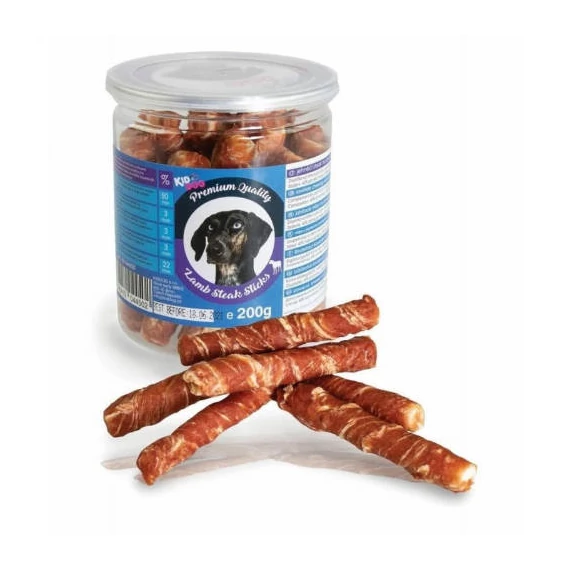 KidDog Lamb Steak Sticks - jutalomfalat (bárány) kutyák részére (200g)