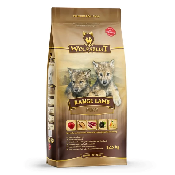 Wolfsblut Range Lamb Puppy - Bárány rizzsel 12,5 kg