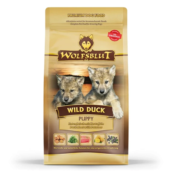 Wolfsblut Wild Duck Puppy - Kacsa burgonyával 500 gr