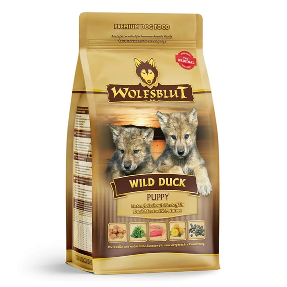 Wolfsblut Wild Duck Puppy - Kacsa burgonyával 500 gr