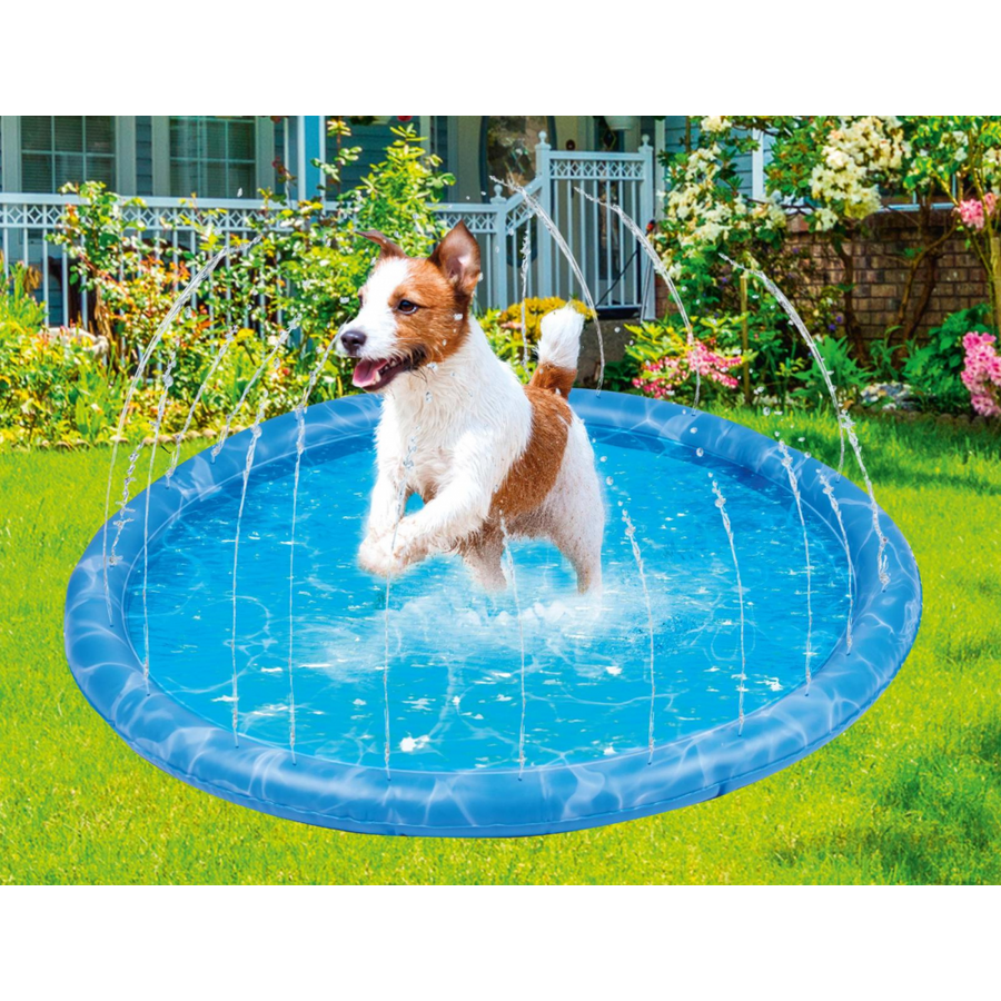 A  nyár sláger terméke! Nyári zuhany szőnyeg kutyáknak - pancsolós medence 100cm