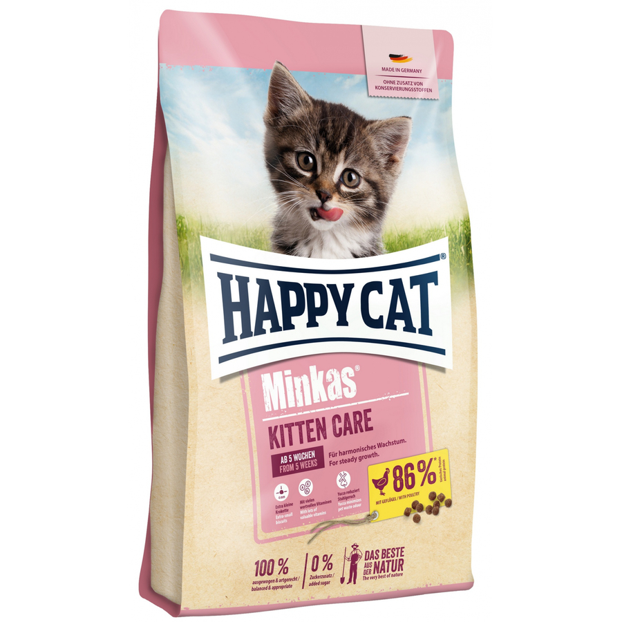 Happy Cat Minkas Care Kitten kölyökmacska táp 10 kg