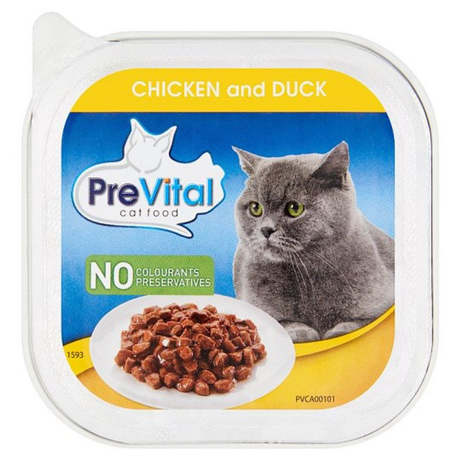 PreVital alutálka macska csirke-kacsa 100gr
