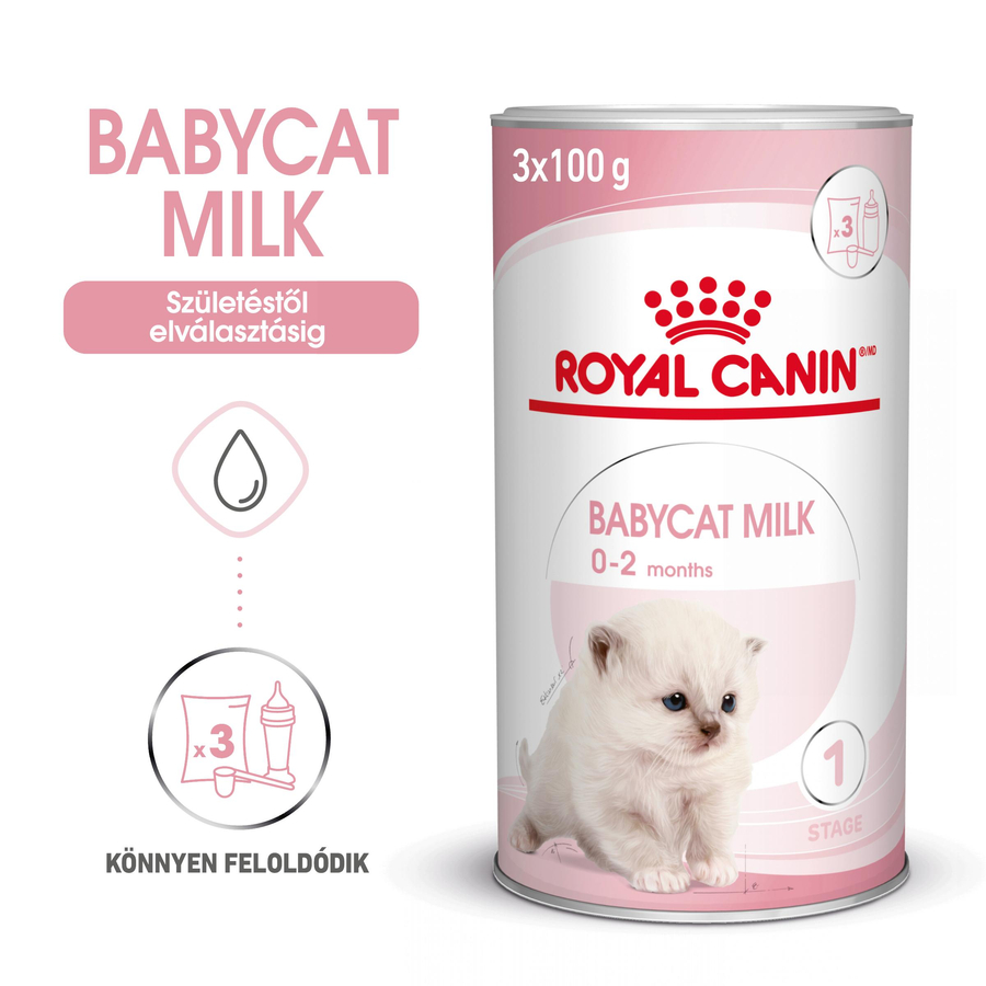 ROYAL CANIN BABYCAT MILK -  tejpótló tápszer kölyökmacska részére - 300gr