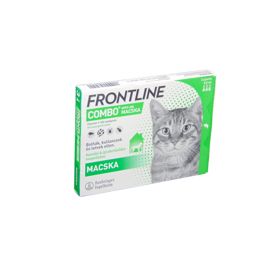 Frontline Combo spot-on bolha és kullancs ellen macskáknak 3db