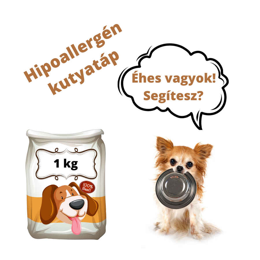 Adomány a PCAS Állatmentés részére - Hipoallergén táp (donation to PCAS animal rescue - hypoallergenic dog food) 1 kg