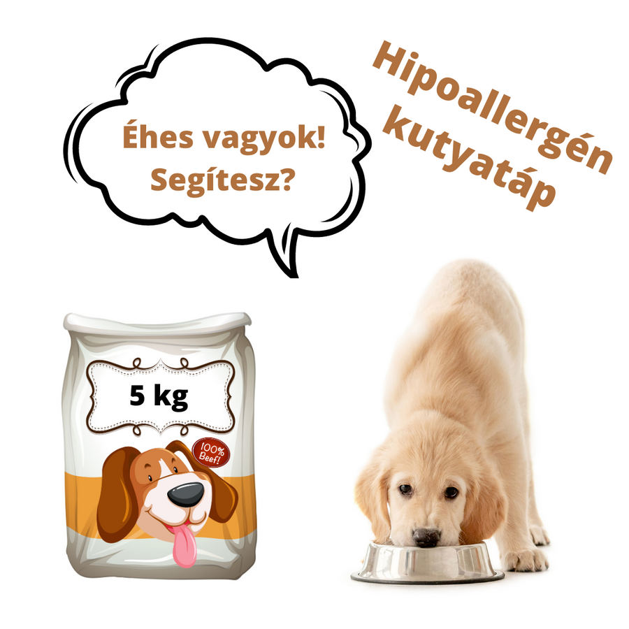 Adomány a Felemás Mancsok – Kölyökmentés részére - Hipoallergén táp (donation to Puppy rescue - hypoallergenic dog food) 5 kg